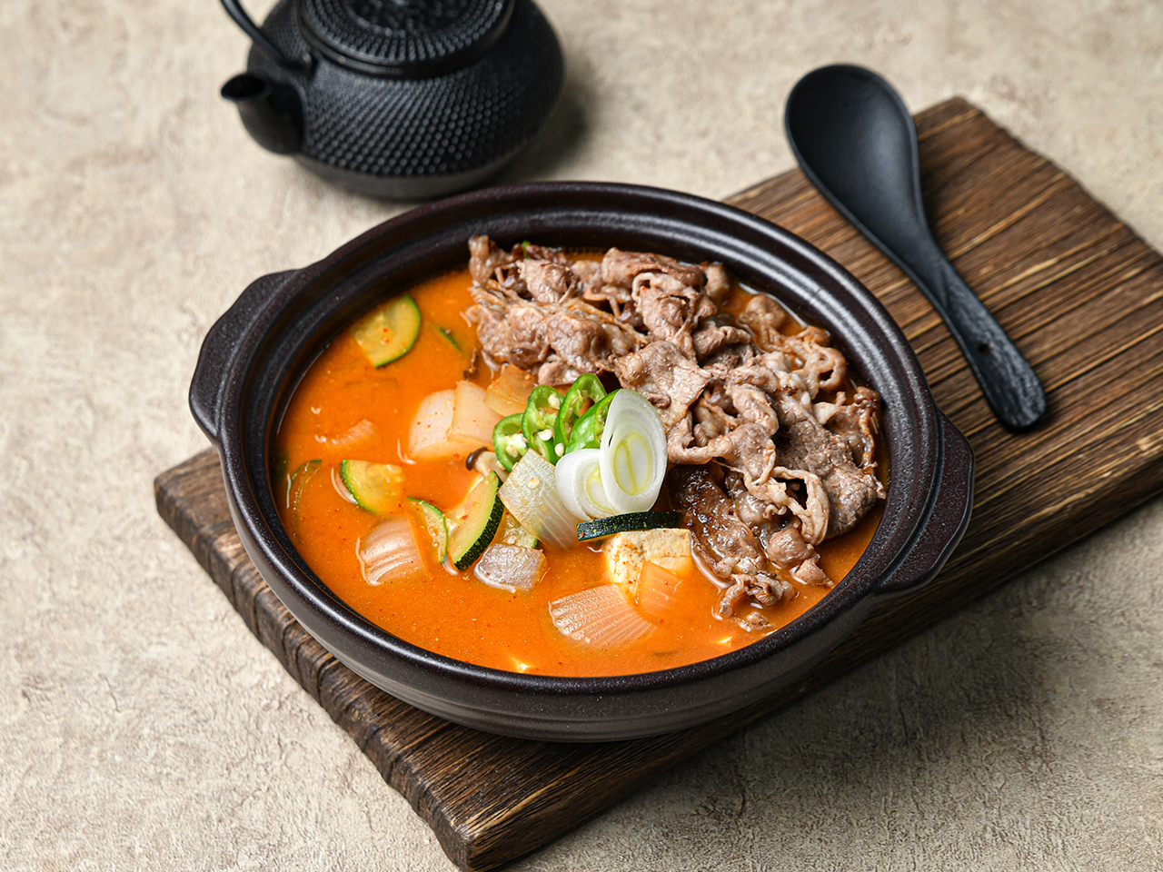 우삼겹 된장찌개