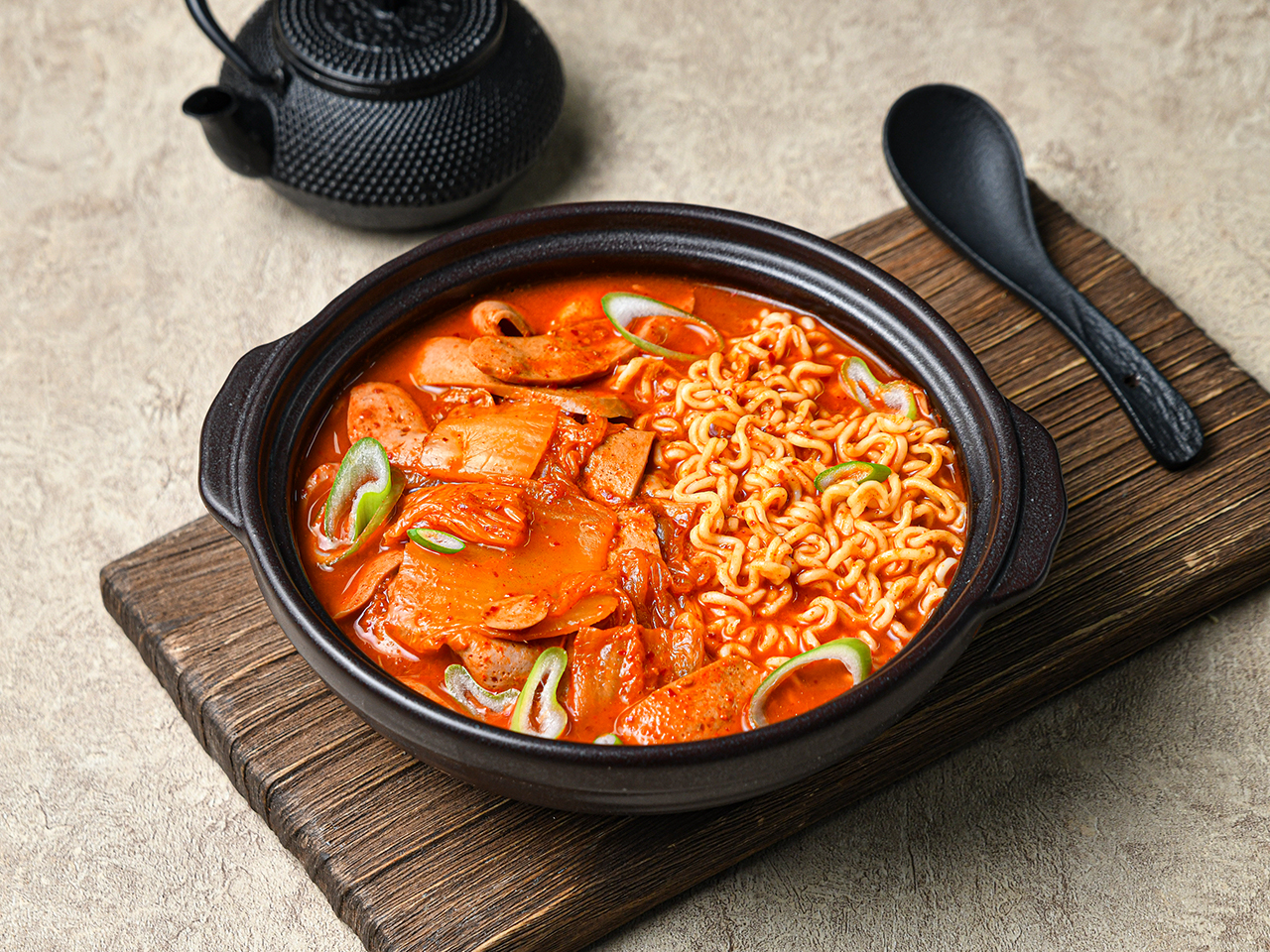 햄참치 라면짜글이